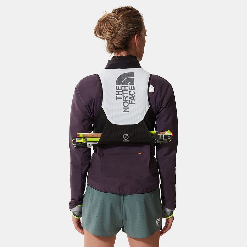 The North Face Vests Womens Australia - The North Face Race Day 8L White / Black Running & Training